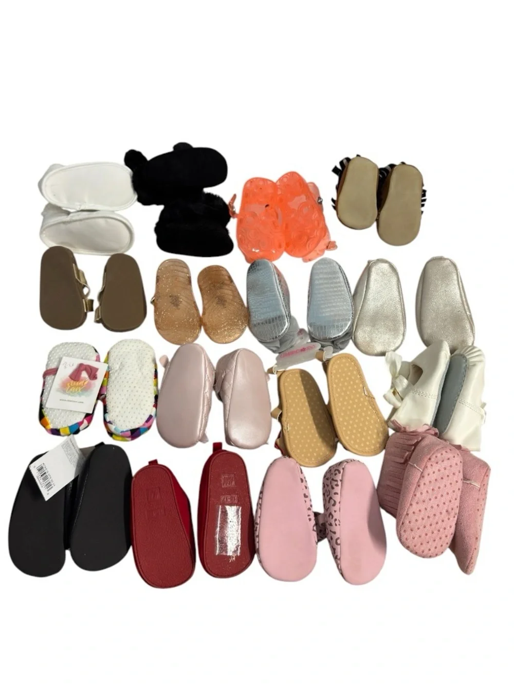 Baby Girl Shoe Bundle 3-6M Carter’s Old Navy And More Dress Casual Lot 16 Pairs